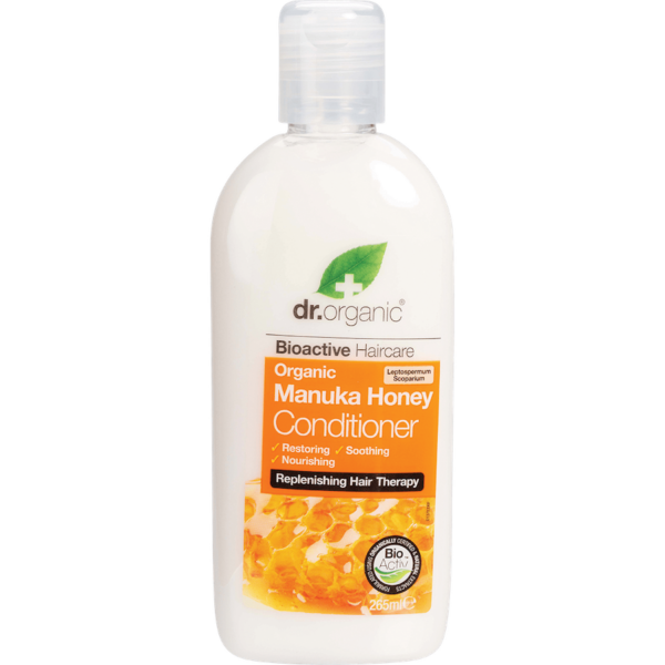 dr organic manuka conditioner 265ml front