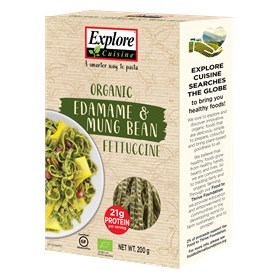 explore cuisine edamame mung bean fettuccine 200g