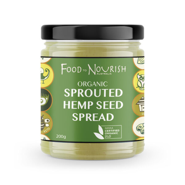 food to nourish hemp seed spread 200g