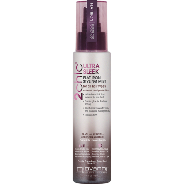 giovanni flat iron styling mist ultra sleek 118ml