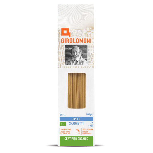 girolomoni spelt flour spaghetti 500g