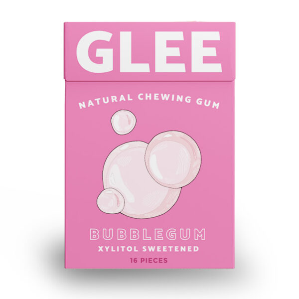 glee gum sugar free bubblegum 16pcs