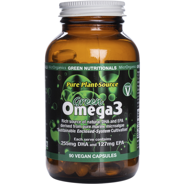 green nutritionals green omega3 90capsules front