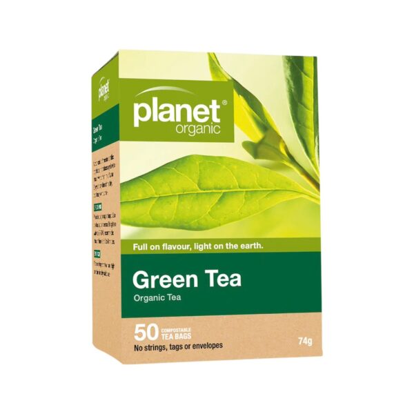 planet organic green tea 50 bags