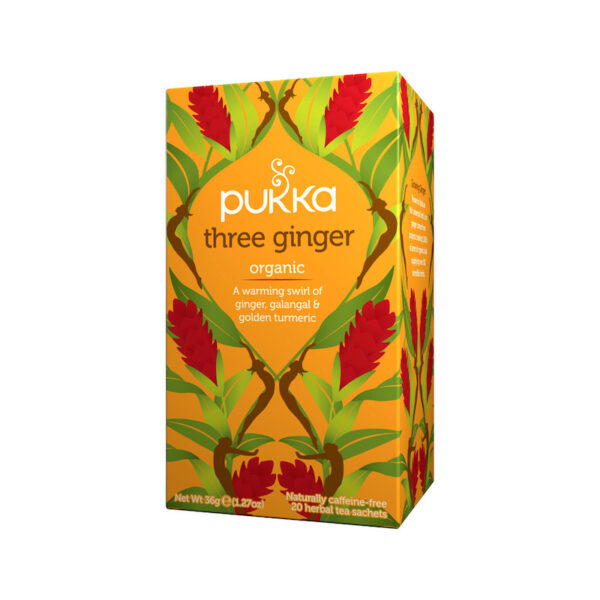 pukka organic three ginger 20 tea bags