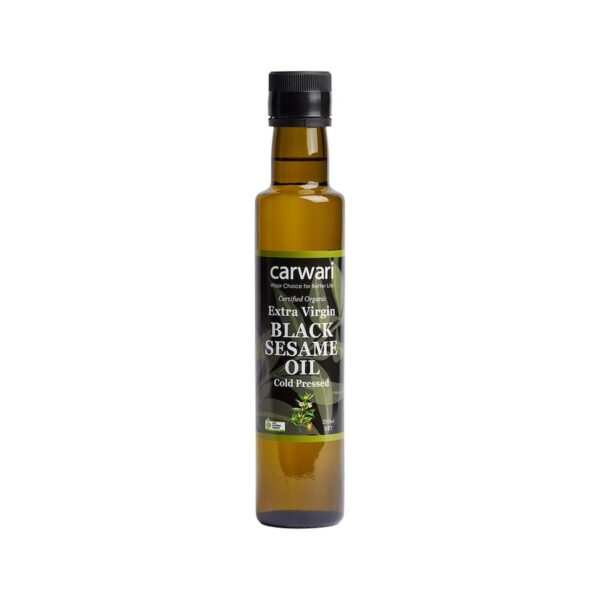 carwari black sesame oil extra virgin black 250ml