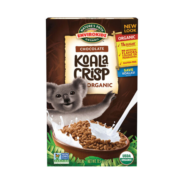 natures path envirokidz organicc chocolate koala crisp 325g