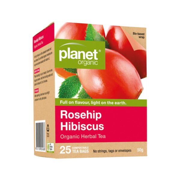 planet organic rosehip hibiscus 25 bags